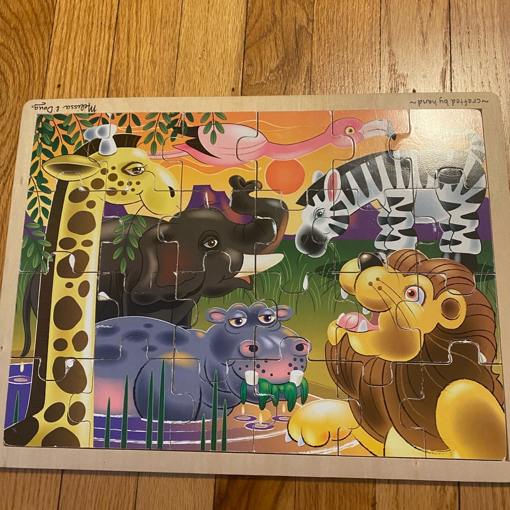 Wooden puzzle for kids
